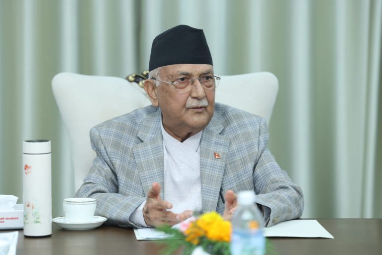 भोटेकोशी बाढीमा राजनीति होइन, उद्धार र राहतमा जुटौँ : ओली
