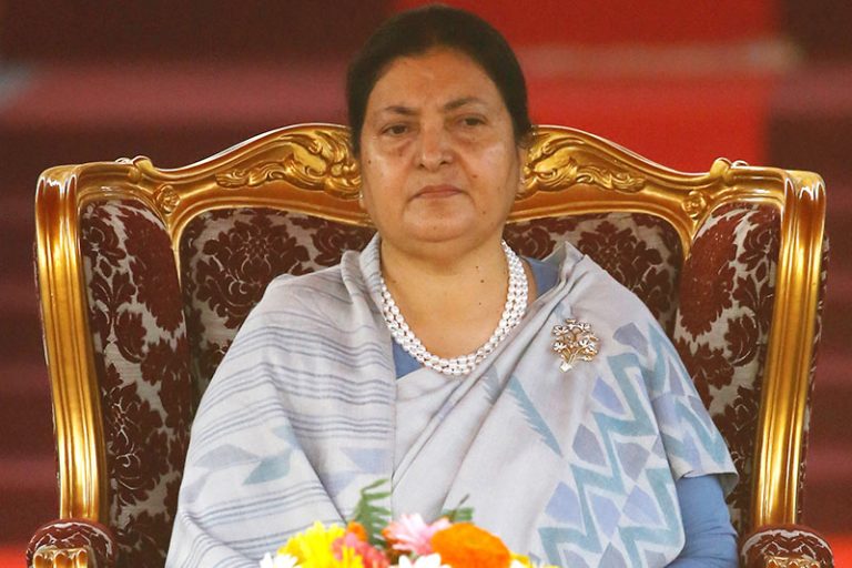 पूर्व राष्ट्रपति भण्डारी एमाले वरिष्ट नेता चयन