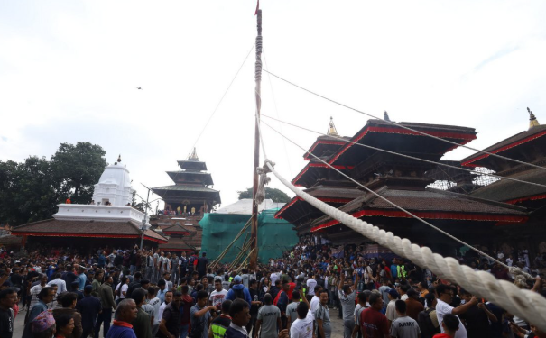 विविध अनुष्ठानसहित इन्द्रजात्रा मनाइँदै
