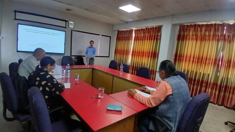 जनप्रशासन केन्द्रीय विभागले थाल्यो ‘पब्लिक पोलिसी म्यानेजमेन्ट एन्ड गभर्नेन्स’को नयाँ अध्याय