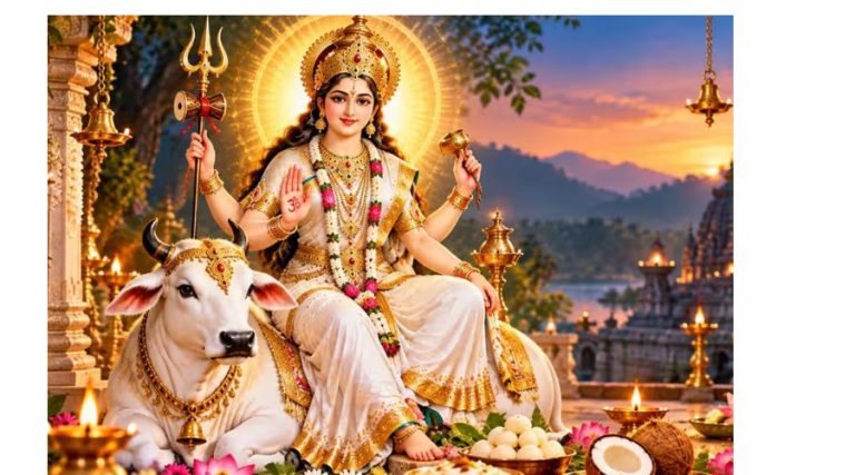 नवरात्रको आठौँ दिन महागौरीको आराधना, शक्तिपीठमा बिहानैदेखि भक्तजनको घुइँचो