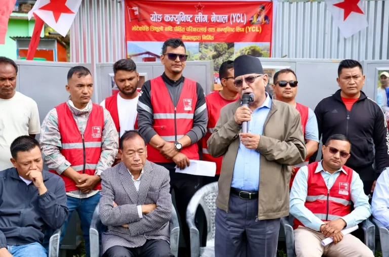 जलवायु अन्यायले नेपालमा प्राकृतिक विपद् बढ्यो : प्रचण्ड